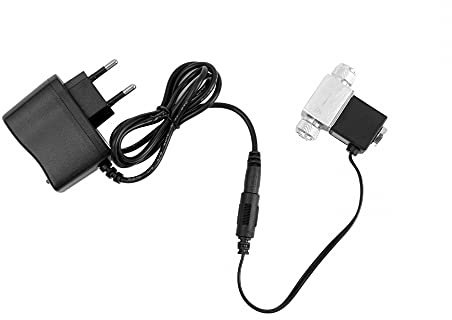 DONGKER Elettrovalvola di CO2 dell'Acquario, Regolatore di Sistema di CO2 DC 12V per Erba d'acqua Serbatoio Pesci Acquario Crescere