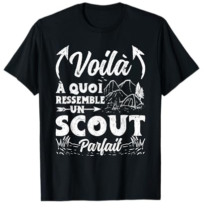 Scoutisme Scout Éclaireur Campeur Extérieur T-Shirt