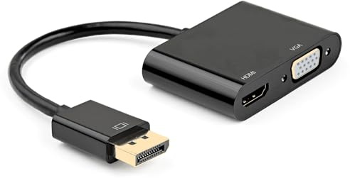 Ewent Cable Adaptador DisplayPort a HDMI 4K - Ideal para Doble Pantalla o Espejo - Mantiene la máxima Calidad de vídeo - Amplia compatibilidad