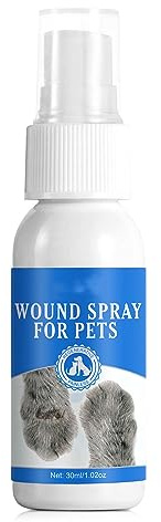 Pansement liquide transparent et imperméable pour chiens et chats, 30 ml, pansement hémostatique, adhésif hémostatique, spray de cicatrisation pour animaux de compagnie, spray de guérison pour animaux