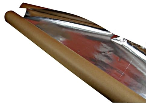 Aluminiumfolie Sauna 30qm robuste Alufolie Dampfsperre für Saunabau