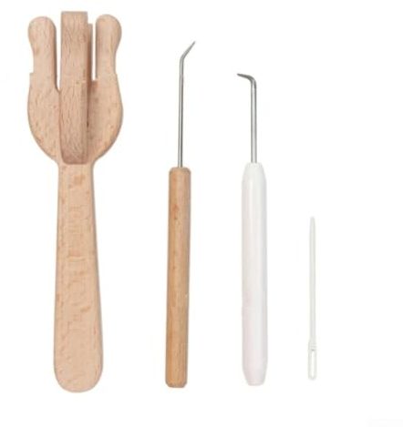 UTTASU Craft with Elegance Strickgabel-Set aus Holz für anspruchsvolle Kreationen