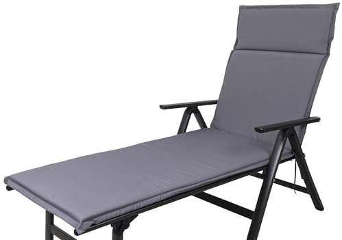Auflage Rollliege Esdo 50077-710 grau 190x63x4 cm Sun Garden