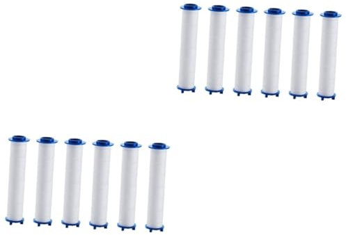 Uonlytech 12stücke Duschkopf Ersatzfilter Hochdruck Baumwollfilter Für Sauberes Wasser Im Badezimmer Einfach Zu Reinigen Wechseln Für Duschköpfe Und Sprinkler