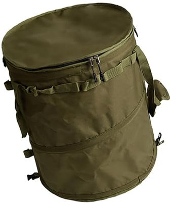 HDOYTXXM Cubo de basura plegable para camping, picnics, organizadores de basura al aire libre, barbacoa, contenedor de basura resistente al agua, contenedor de basura