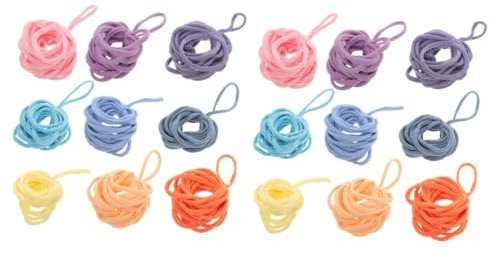 JEWEDECO 360stücke Elastische Webschlaufen Nachfüllpackung Bunte Potholder Für -Handwerk Mädchen Und Erwachsene Vielseitig Einsetzbar Für Kreative Projekte