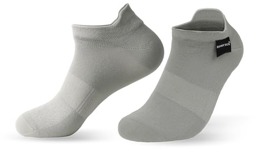 RANDY SUN Chaussettes Courtes Imperméables Ultra Mince pour Hommes Femmes- Respirantes Invisibles Antibactériennes pour Randonnée Trekking Camping, 1 Paire