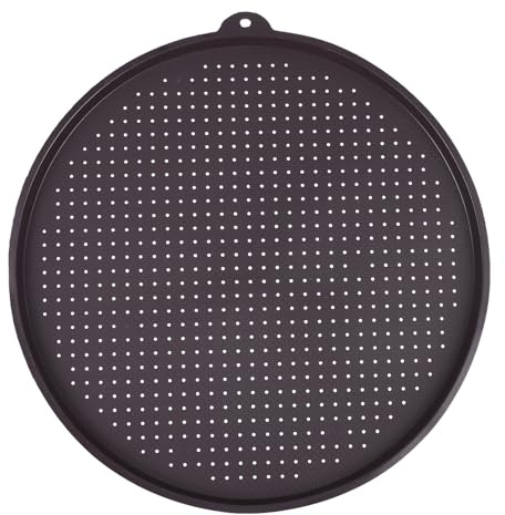 ULTECHNOVO 1pezzi Teglia Pizza in Silicone Antiscivolo Rotonda Tappetino Forno Antiaderente Resistente Al Calore Facile Da Pulire e Non Deformabile Per Cheesecake Quiche e Dolci