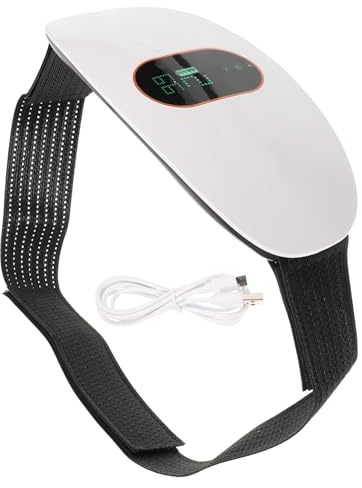 FONDOTIN Cinturón Abdominal de Abs Masajeador Eléctrico Portátil Función de Masaje y Ejercicio Cómodo de Usar para Moldear el Abdomen