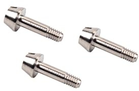 HYTROVE Trumpet Water Key Screws Silver Metal Valve Keys 3pcs Exquisite Craftsmanship Small Size and Easy to Replace for Brass Instrument Repair Parts for Wind Instruments