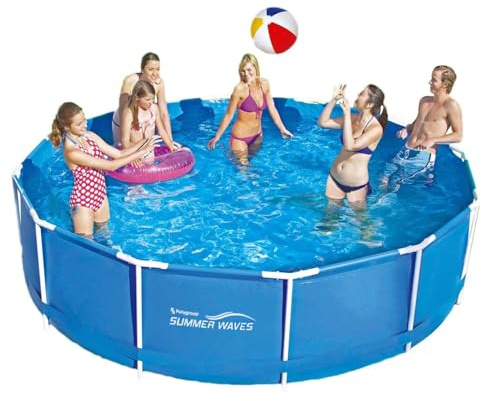 Piscine de rechange Summer Waves Fast Set Quick Up Piscine familiale – Sans pompe filtrante – Sans barres (Frame Pool Ø 366 x 91 cm)