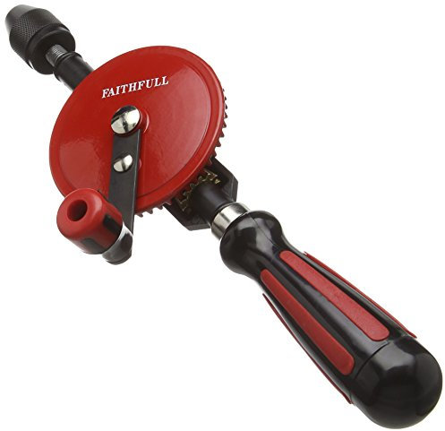 Faithfull FAIHANDDRILL Hand Drill Double Pinion 8.5mm Capacity