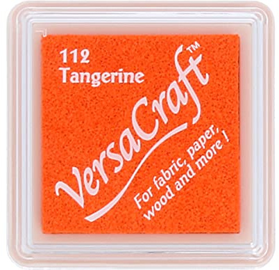Tsukineko VersaCraft Stempelkissen für Heimdekoration, klein, Mandarine