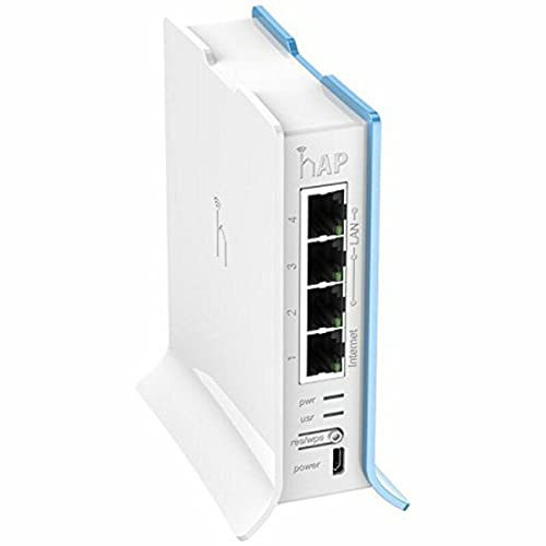Mikrotik RB941-2ND-TC 300Mbit/s Azul, Blanco - Punto de Acceso (300 Mbit/s, IEEE 802.11b,IEEE 802.11g,IEEE 802.11n, 10,100 Mbit/s, DSSS, DSSS,OFDM, Micro-USB)
