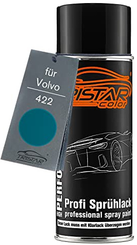 TRISTARcolor Autolack Spraydose für Volvo 422 Turquoise Perl | Basislack, Sprühdose 400ml