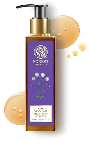 Forest Essentials Hair Cleanser, Amla, Honey and Mulethi, 200ml