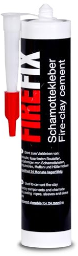 FIREFIX 2058 2059 Colle réfractaire (cartouche) 310 ml, réfractaire jusqu'à 1000 °C