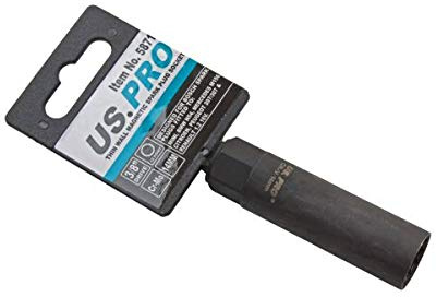 Enchufe magnético para bujías de pared fina, 14 mm, 12 puntos, 5871