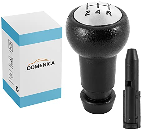 DOMENICA 5 Vitesses Pommeau de Levier de Vitesse Compatible pour Peugeot 107 205 206 207 306 307 308 405 406 407 607 Citroen C2 C3 C4