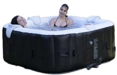 Spa gonfiabile quadrata SUNSPA 6 posti con striscia LED