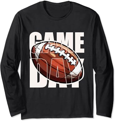 Game Day - American Football Design Long Sleeve T-Shirt