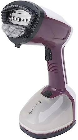 Gavigain Fer à Vapeur Portable Anti-Rides pour Vêtements 1200 W 20 G/Min Vapeur Pénétrante Puissante 25 Secondes De Chauffage Rapide Prise UE Vêtements De Voyage Wrinkle Remover(Violet foncé)