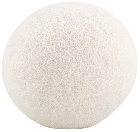 Riuulity 6 Stück 6 cm Große Wollknäuel, Machen Kleidung Weicher, Verkürzen die Trocknungszeit, Schützen vor Rückständen, Sparen Geld, Wollknäuel für den Trockner, Praktische Aufbewahrung