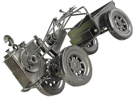 ifundom Traktor Modell Aus Eisen Retro Deko Handwerkskunst Bewegliches Modell Für Sammler Und Eleganter Tischschmuck Langlebig Und Kompakt Geschenkidee