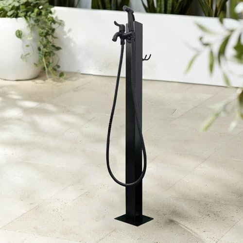 Renmlion Robinet d'extérieur Vertical pour Jardin, Robinet d'eau sur Pied en Acier Inoxydable, Fontaine décorative Distributeur d'eau borne d'incendie