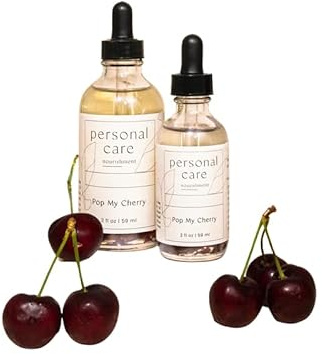 Cherry Flavored Feminine Body Oil – Edible-Safe, Plant-Based Formula for Skin Hydration, Glow & Daily Nourishment (2 FL. OZ.)