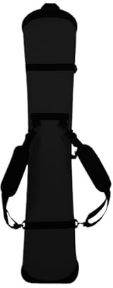 SDIUAKBV Snowboardväska skidväska snowboard handväska resväska enkel axel diagonal utrustning vintersport utomhustillbehör svart (svart axlar 155)