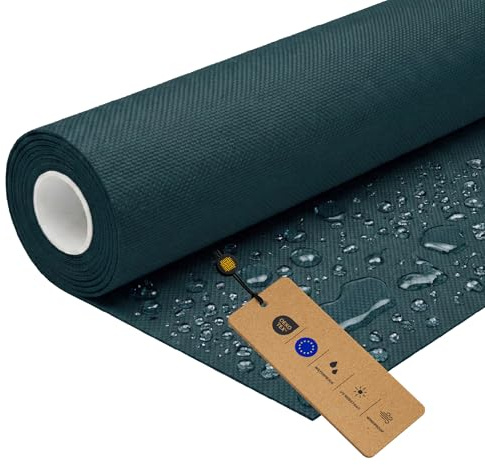 LOMIQ Polyesterstoff Wasserdicht, 100x150 cm, Azurblau, 366 g/m2, Meterware Stoff Outdoor, Reißfest & Pflegeleicht, Material für Markisenstoff, Segeltuch, Gartenmöbel, Zelte, Rucksäcke Tierbetten