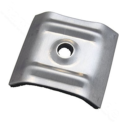 Kalotten Trapez für Wellplatten 70/18 und 76/18 100er Pack Kalotte Alu blank mit Moosgummi
