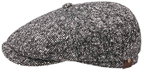 Stetson Hatteras Schirmmütze Ballonmütze Tweed meliert Mehrfarbig Damen und Herren Herbst Winter
