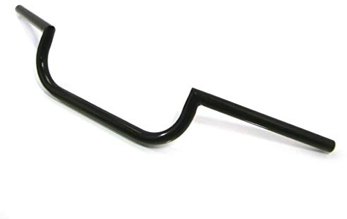 Moto Style Clubman Acier 22mm 7/8 Noir Guidon