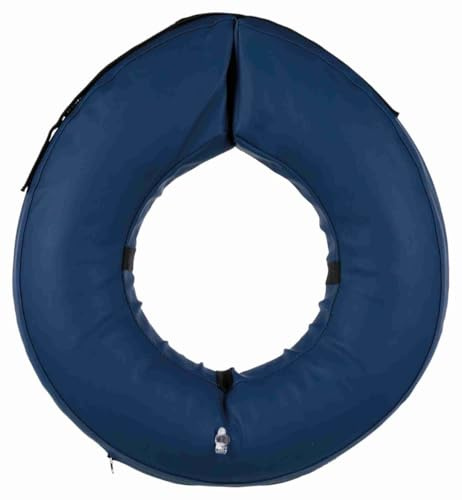 Trixie 19544 Schutzkragen, aufblasbar, L–XL: 66–78 cm/12 cm, blau