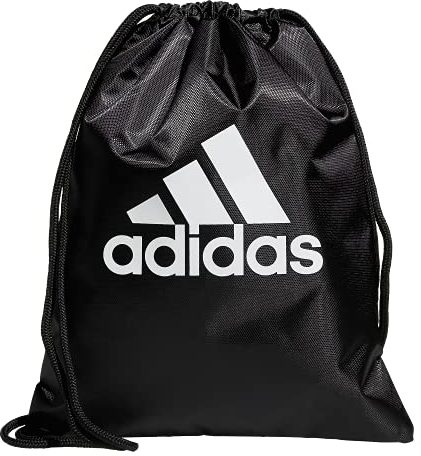 adidas Unisex-Erwachsene Turnier 3.0 Sackpack Drawstring Bag Leichter Rucksack Sackpacktasche, schwarz/weiß, Einheitsgröße
