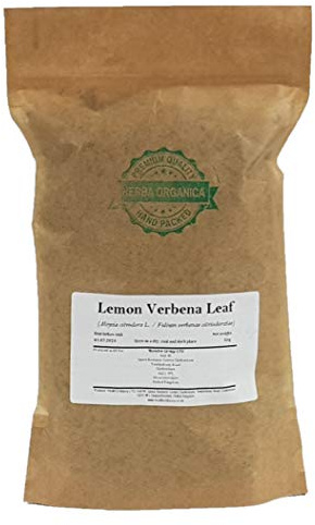 Herba Organica Feuille de Verveine Citronnelle Tisane - Aloysia Citrodora - Lemon Verbena Leaf Tea (25g)