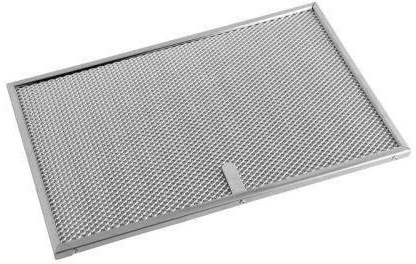 AllSpares Metall-Fettfilter für Dunstabzugshauben geeignet für Novy 563-8040, 7400020 | 401x247x8mm