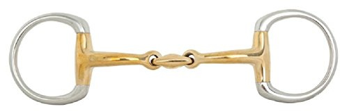 BR Gebiss Olive doppelt gebrochen anatomisch Cuprigan Soft Contact 13,5 cm 16 mm Ø 65 mm