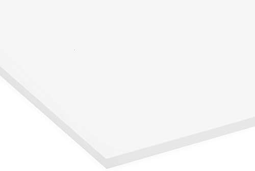 PLEXIGLAS® GS, 3 mm dick, 25 x 50 cm, Milchig-Weiß (WH02) | Farbiges gegossenes Acrylglas mit transparenter Wirkung; gut geeignet für Lichtobjekte, Modellbau, Displays und Zuschnitte
