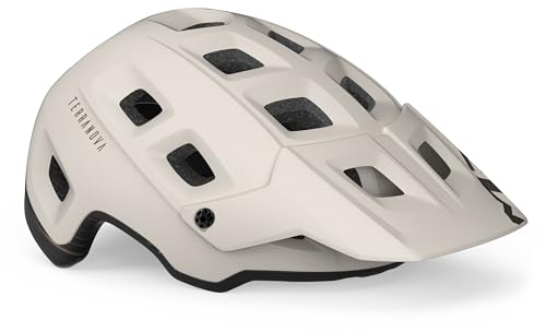 MET Terranova-Helm, Sport, Weiß/Bronze (Mehrfarbig), Größe M