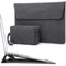 HYZUO 15-16 Zoll Laptop Hülle Tasche mit Einstellbarer Ständer für MacBook Pro 16 M4/M3/M2/M1 2025-2019, XPS 15, MacBook Pro 15 2015-2012, mit Zubehörtasche, Weltraum grau