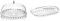 Guzzini Set Tortiera Piccola Tiffany, Trasparente, Ø30 x h16 cm & Vassoio a Servire Piccolo Tiffany, Trasparente, 32 x 22.5 x h3 cm