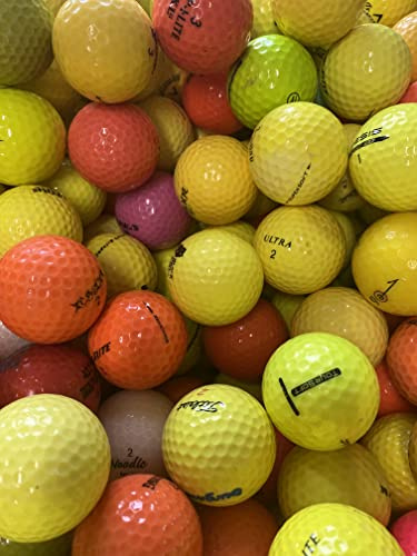 100 Lakeballs/Golfbälle bunter Mix AA/A