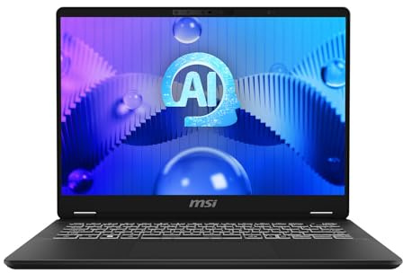 MSI Prestige 14 AI Evo 14 Laptop | Intel Core Ultra 5 125H | 16GB RAM | 512GB SSD |144Hz Display | Integrated Intel Arc Graphics | Windows 11 Home | Grey