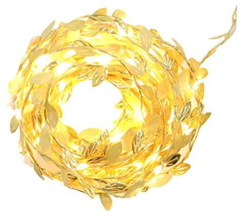 Housoutil 2stücke Led Lichterkette Rattan Gartenlicht Mit Batterie Lichter Goldene Kupferdraht Für Weihnachtsdeko Garten Balkon Innen Und Außendekoration