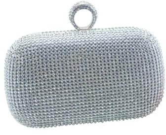 SHERCHPRY Handtasche für Damen Braut-Einkaufstasche Braut Tasche Tote Handtaschen Geldbeutel für Bankett Handtasche für die Hochzeitsfeier Diamant Brauttasche Fräulein