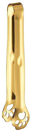 Claw Shape Ice-Cube Tongs Stainless Steel Serving Appetizers Tongs Non-stick Bread Food Tongs Easy To