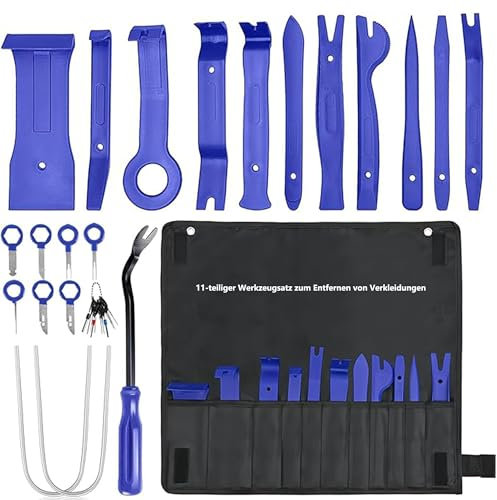 Zevmi Utensile a leva in plastica auto: 32 pezzi auto smontaggio strumento di installazione autoradio leva per la rimozione della porta dell'auto pannello pannello pannello porta